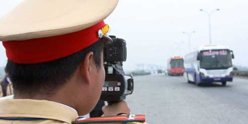 Cảnh sát giao thông được bắn tốc độ ở đoạn đường nào?
