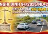 Nghị định 94/2026/NĐ-CP Quy định về hoạt động đào tạo và sát hạch lái xe