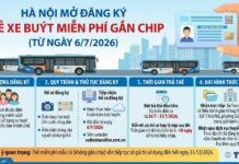 Hà Nội mở đăng ký thẻ xe buýt miễn phí gắn chip từ ngày 6/7