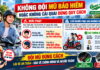 Không đội mũ bảo hiểm hoặc không cài quai đúng quy cách
